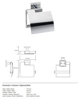 Toilet Roll Holder with Cover – Mateo Collection