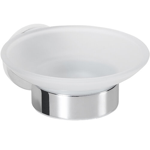 Seifenhalter mit satiniertem Glasteller – Mateo