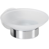 Seifenhalter mit satiniertem Glasteller – Mateo