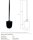 Spare Black WC Brush with Handle – Mateo Collection