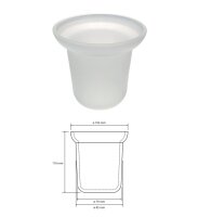 Spare Bowl for Toilet Brush Set – Mateo Collection