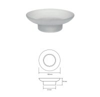 Spare Glass Dish for Soap Dispensers - Mateo Collection