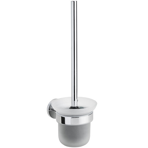 Three-piece Set Mateo Round with WC Brush Holder, Hook and Toilet Paper Holder