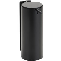 Seifenspender 300 ml Basic, Klebemontage, Schwarz