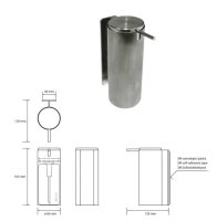 Seifenspender 300 ml Basic Schwarz
