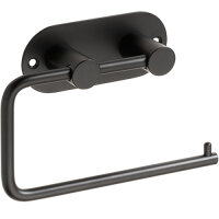 Toilettenpapierhalter ohne Deckel Basic schwarz