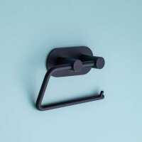 Toilettenpapierhalter ohne Deckel Basic schwarz