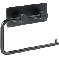 Toilettenpapierhalter ohne Deckel Basic schwarz