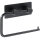 Toilettenpapierhalter ohne Deckel Basic schwarz