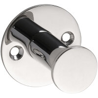 Einzelhaken Rund Basic – Schraubmontage, Polierter...