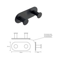 Doppelhaken Basic matte