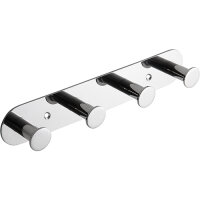 Hakenleiste mit 4 Handtuchhaken Basic glänzend