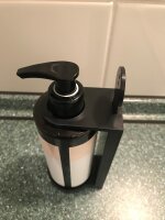 Wandhalter für 300 ml Pumpspender – Schwarz