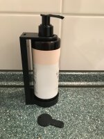 Wandhalter für 300 ml Pumpspender – Schwarz