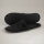 Black closed hotel slippers made of soft nonwoven fabric with a non-slip sole, 30 cm