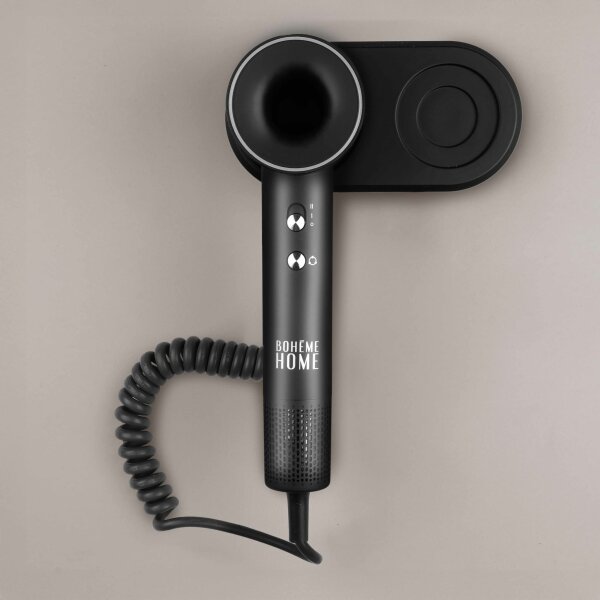 AirJet Hochgeschwindigkeits-Haartrockner mit bürstenlosem Motor und Wandhalterung