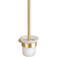 Wall Mounted Toilet Brush Holder – Matte Champagne...