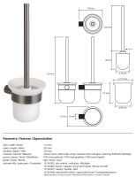 Wall-Mounted Toilet Brush Holder – Matt Graphite