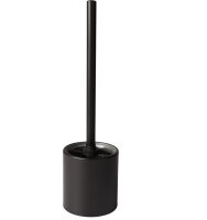 Freistehende WC-Bürstengarnitur, rund, schwarz...