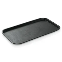 GN Tray 1/1 – Polypropylene, Black, Rectangular