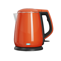 JVD Allure 1.0 L Orange Double-Wall Water Kettle
