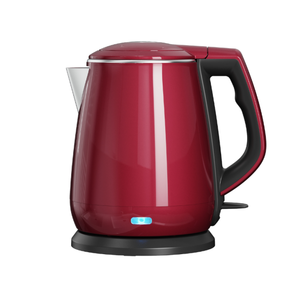 Doppelwandiger Wasserkocher JVD Allure Cola Rot  – 1,0 l