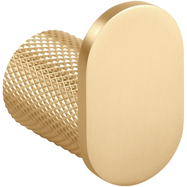 Aureum Single Hook – Brass & Stainless Steel, PVD Polished
