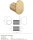 Aureum Single Hook – Brass & Stainless Steel, PVD Polished