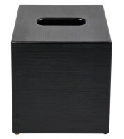 Corby Buxton Kosmetiktuchbox Cube Bambus Schwarz