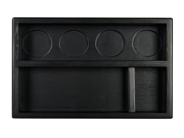 Corby Buxton Coffee Pod & Sachet Holder – Black Bamboo