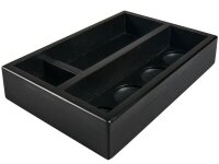 Corby Buxton Coffee Pod & Sachet Holder – Black Bamboo