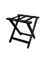 Corby Buxton Kofferständer – Schwarz, aus Bambus