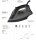 Corby Hotel Steam Iron, 1600 W, Black