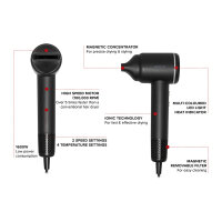 Durham Holder in Schwarz für Skye Haartrockner