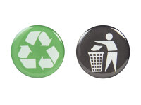 Highland Dual Square Bin with Plastic Inserts