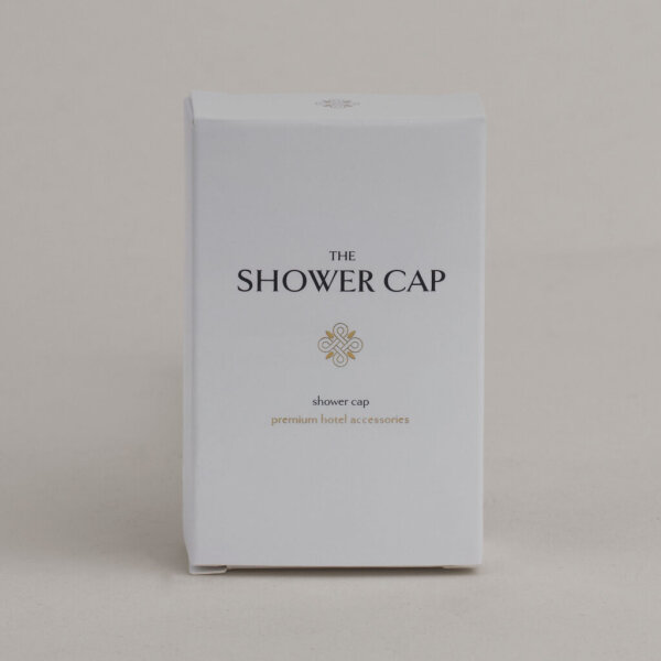 Luxury Edition Shower Cap in Carton Packaging