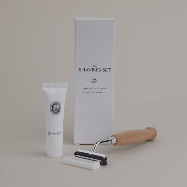 Luxury White Shaving Sets – Carton Packaging