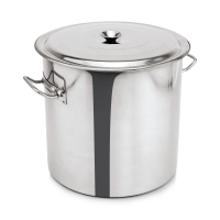 Waste Bin, Ø 42 cm, Chrome nickel steel