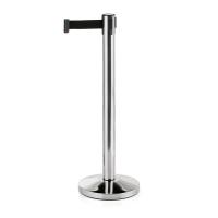 Barrier Post Set, Ø 32 cm, Set of 2, Stainless...