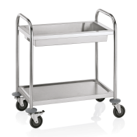Clearance Trolley, 70 × 47 cm, Stainless steel