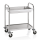 Abräumwagen, 70 × 47 cm, Edelstahl