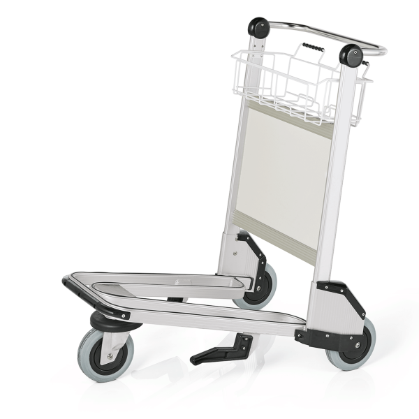 Airport Trolley, 93 × 67 cm, Aluminium
