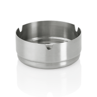 Ashtray, Ø 8 cm, Chrome nickel steel