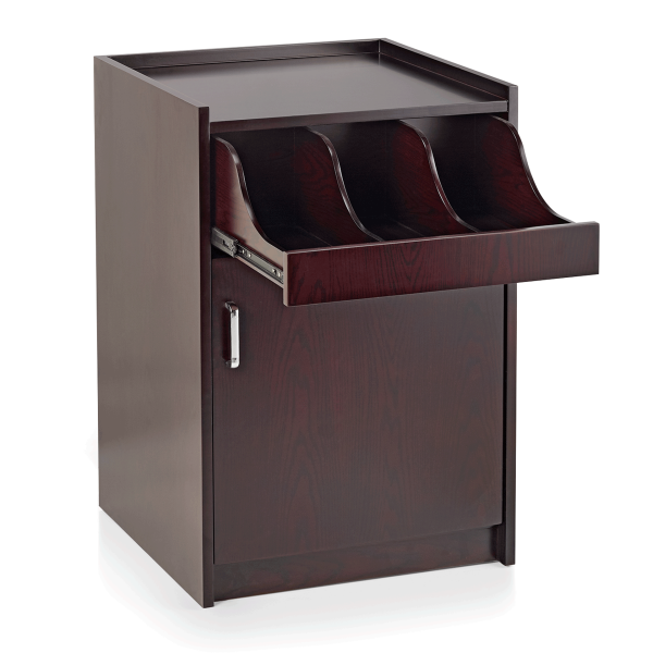 Besteckstation, 55 × 55 cm, Holz