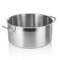 Bratentopf, 35 L, Chromnickelstahl 18/10, Cookware 21