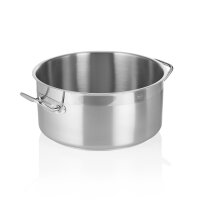 Bratentopf, 12 L, Chromnickelstahl 18/10, Cookware 21