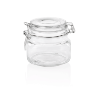 Swing Top Jar Set, Ø 11 cm, Set of 2, Glass