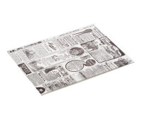 Burger Paper Times White Set, 25 × 20 cm, Grease...
