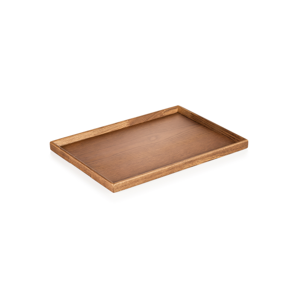 Coffee House Tray, 40 × 28 cm, Wood