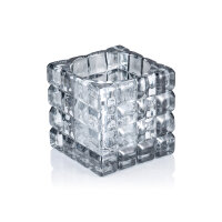 Cube Smoke Grey, 9 × 9 cm, Glas